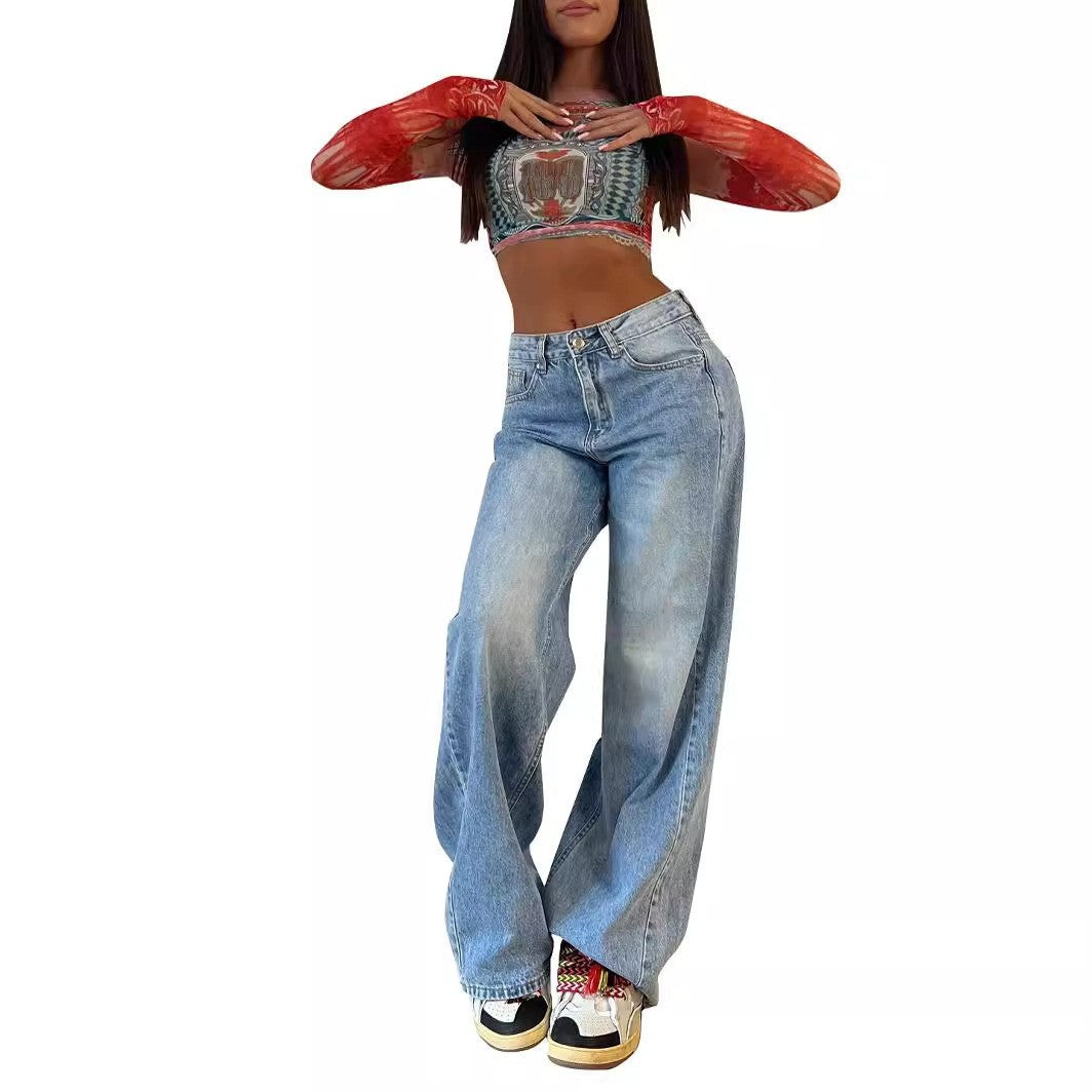 Womens Denim Trousers