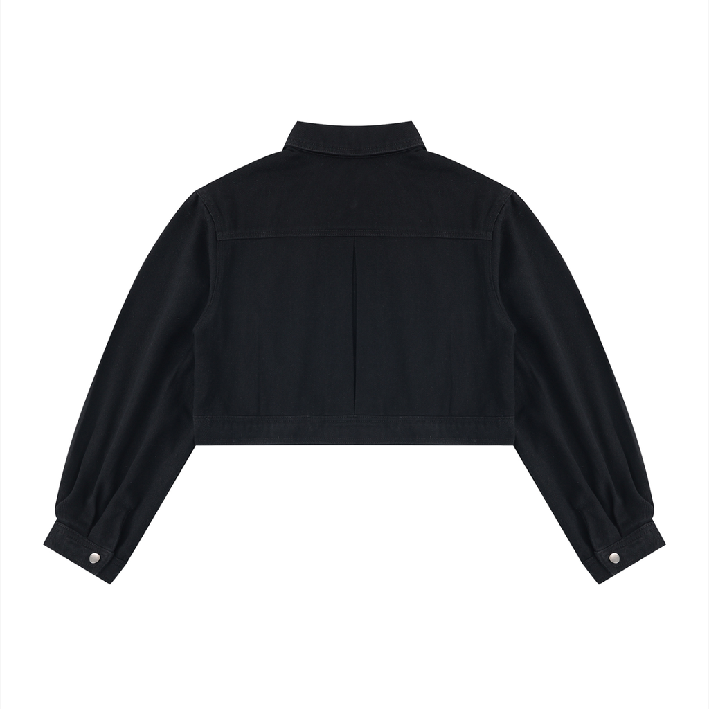 Sloane Cropped Denim Jacket