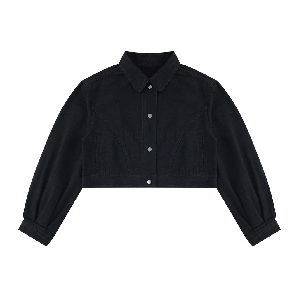 Sloane Cropped Denim Jacket