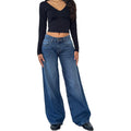 Womens Denim Trousers - Academy Blue