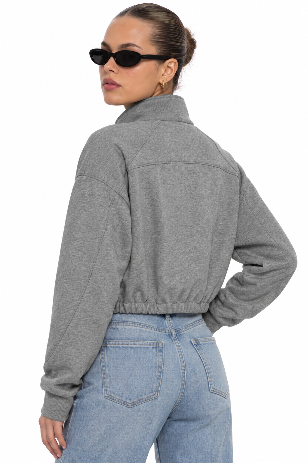 Elara Button-Front Knit Jacket