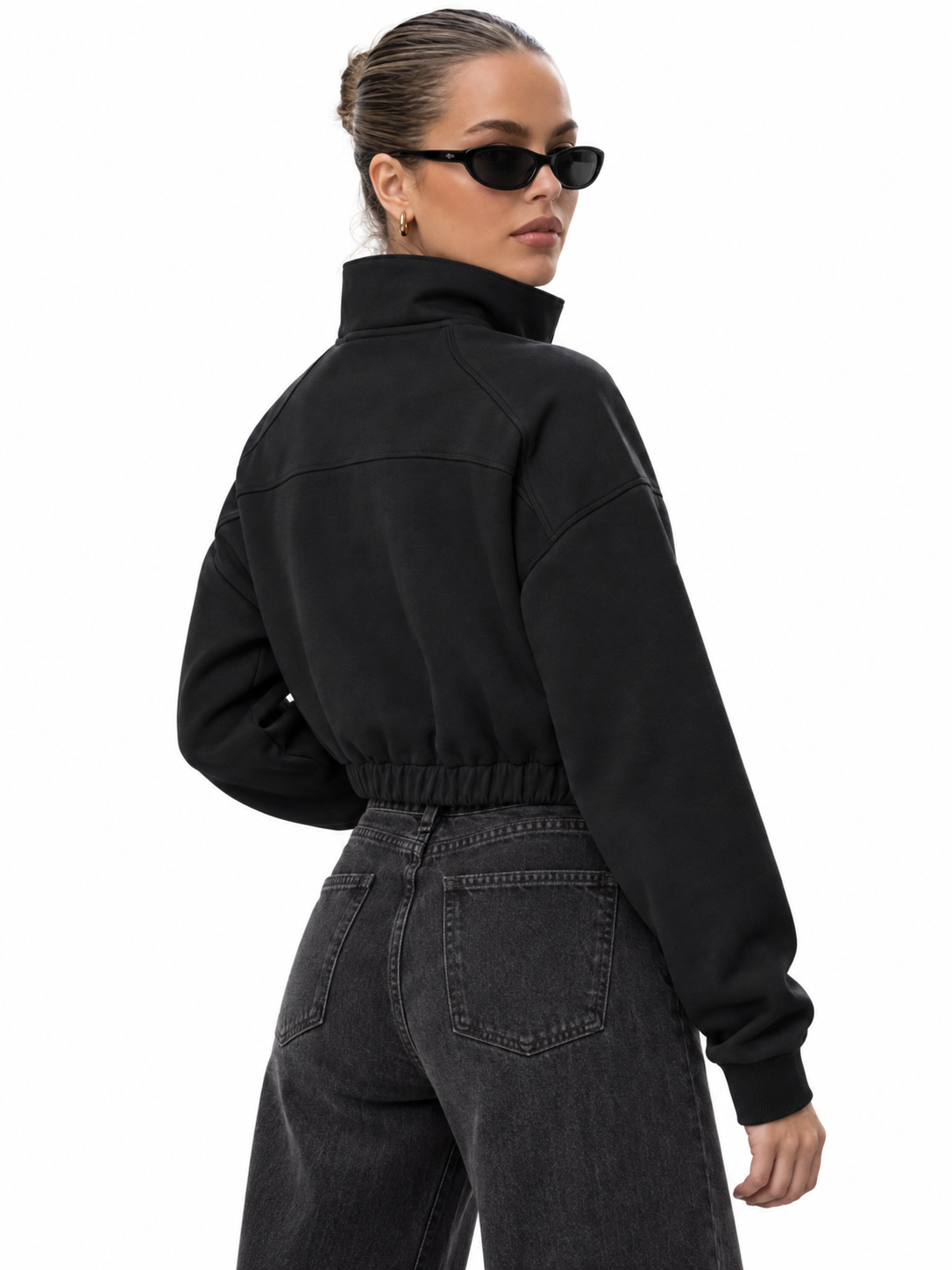 Elara Button-Front Knit Jacket