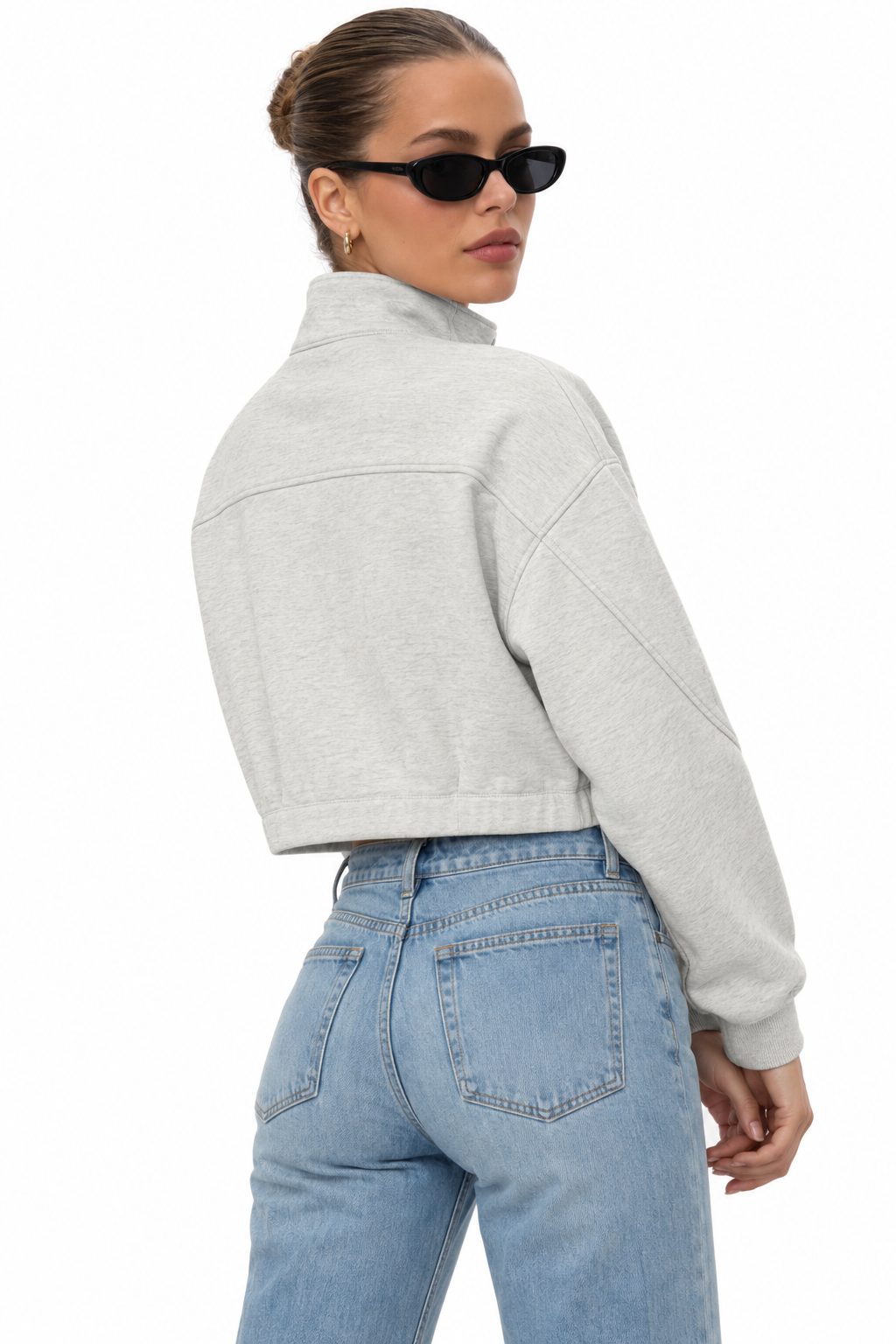 Elara Button-Front Knit Jacket