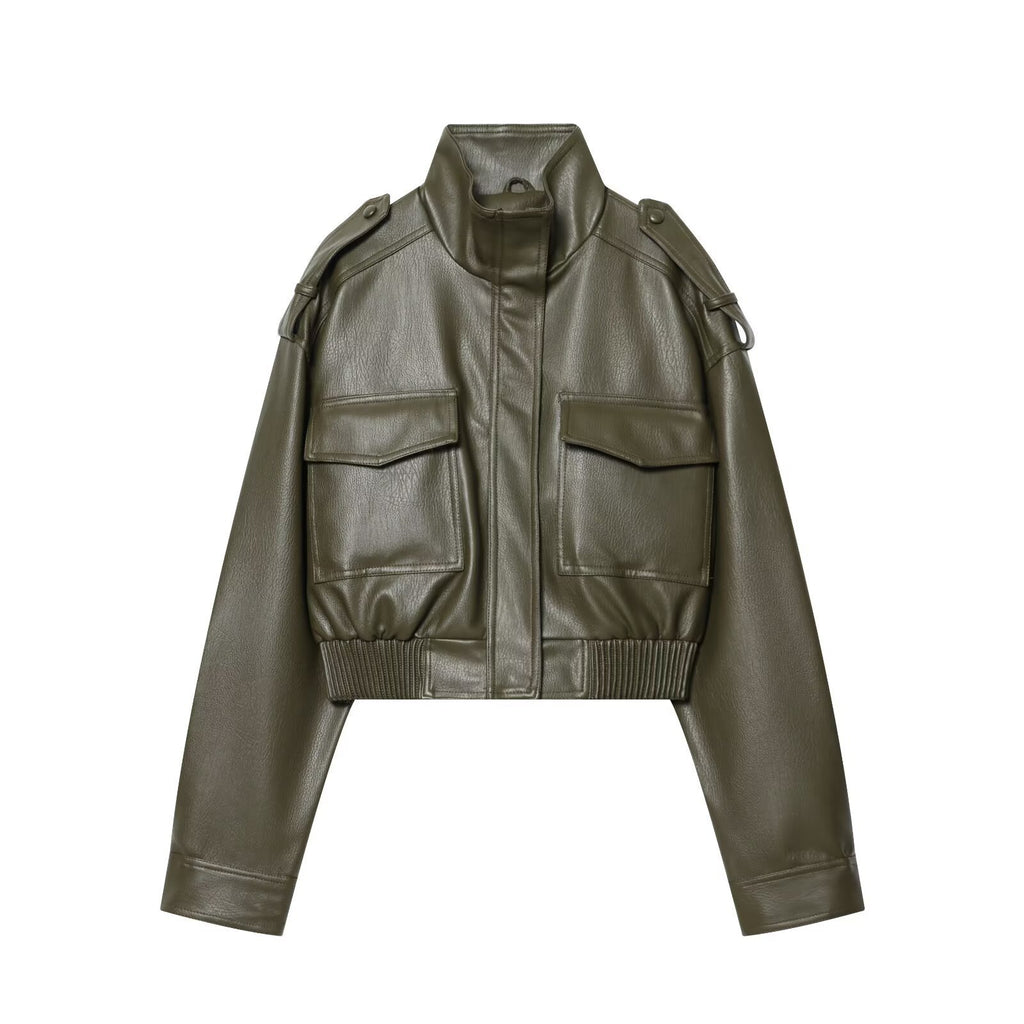 Retro Motorcycle Jacket for Women